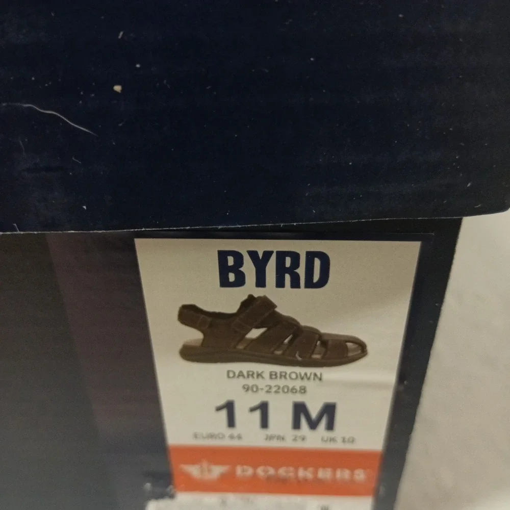 Dockers Mens Byrd Casual Comfort Sport Outdoor Fisherman Sandal Brown Size 11 M
